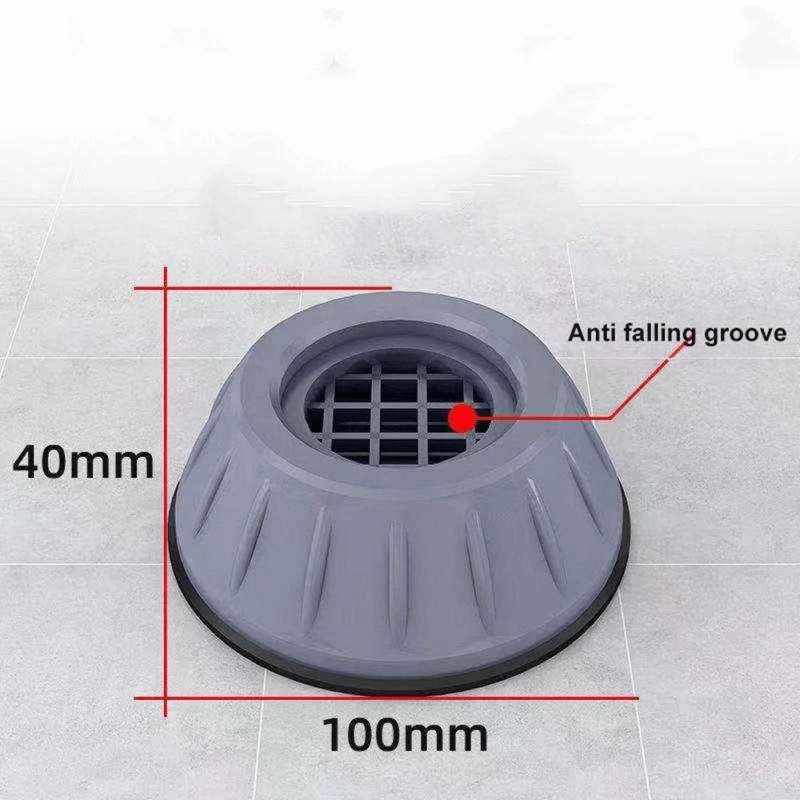 Pack of 4 Anti Vibration Base Pads for Washing Machines and Furniture