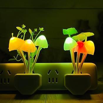 Pack of 3 LED Mushrooms light - Arfa Mart