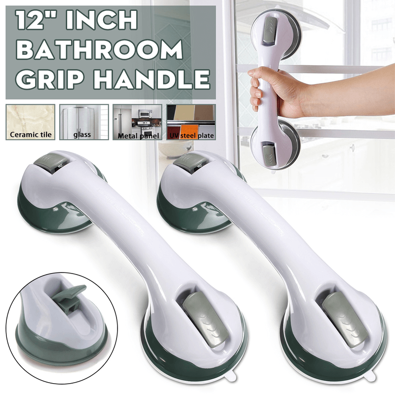 Suction Helping Handle for Bathroom Safety - Easy Install, Durable Grip