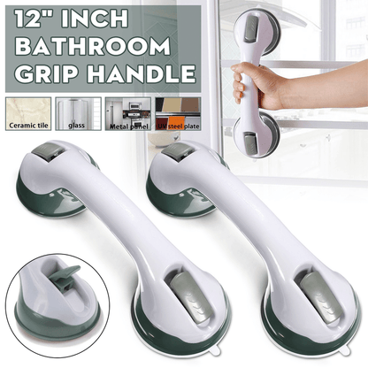 Suction Helping Handle for Bathroom Safety - Easy Install, Durable Grip