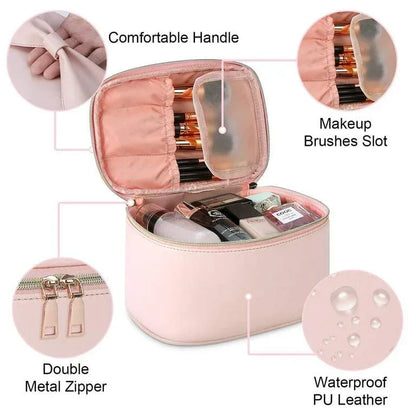 PU Leather Cosmetic Pouch - Arfa Mart