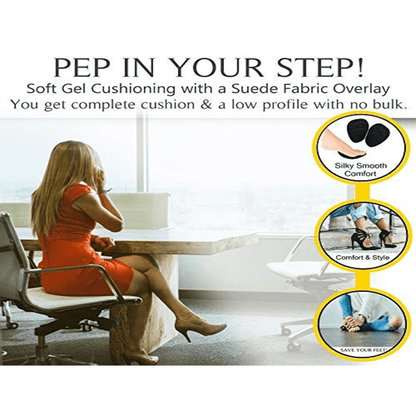 2 Pair Women's Soft Insoles for Foot Pain Relief and Comfort