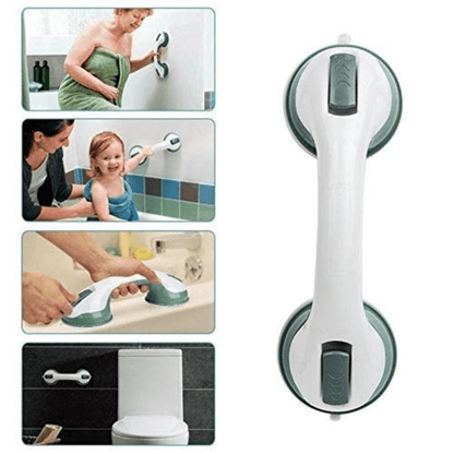 Suction Helping Handle for Bathroom Safety - Easy Install, Durable Grip