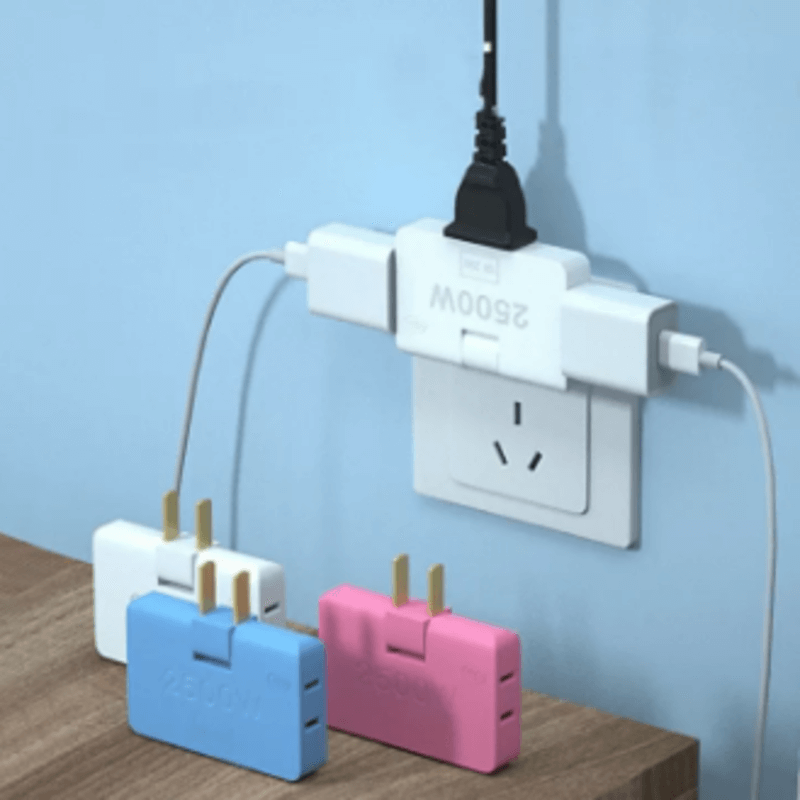 Rotatable Slim Wireless Outlet Adapter for Easy Socket Expansion