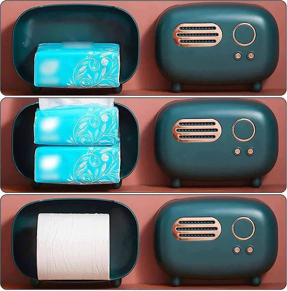 Radio Style Tissue Box - Arfa Mart