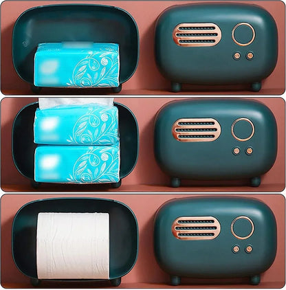 Radio Style Tissue Box - Arfa Mart