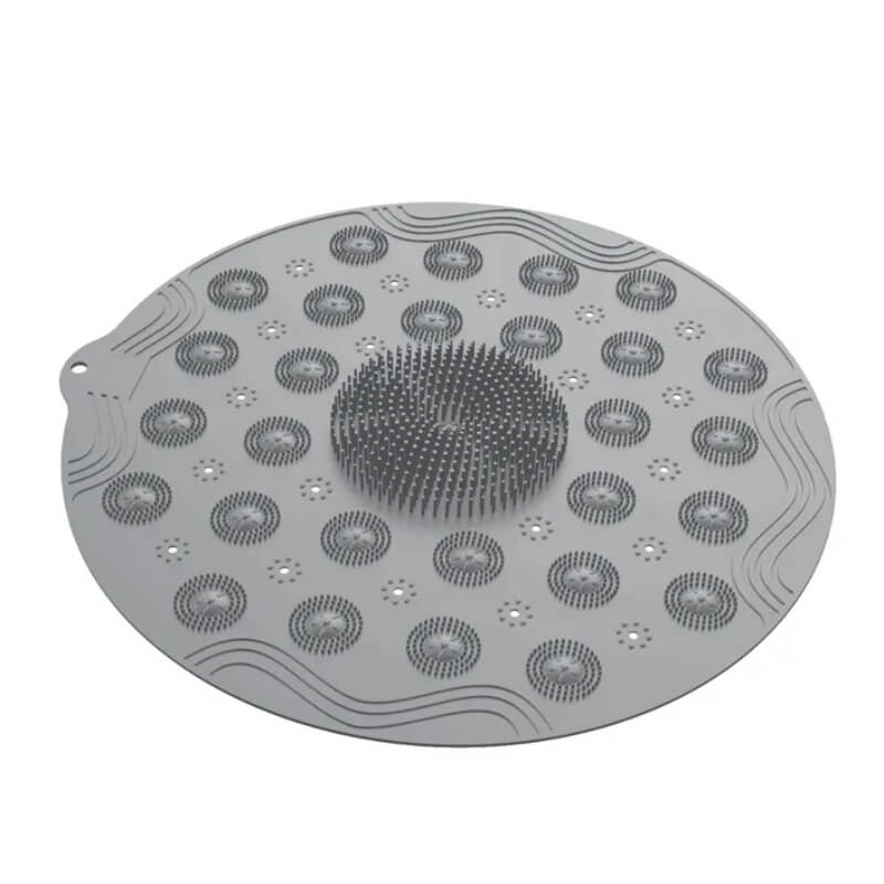 Round Non-slip Foot Massage Cleaning Mat for Shower Use