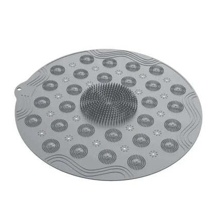 Round Non-slip Foot Massage Cleaning Mat for Shower Use