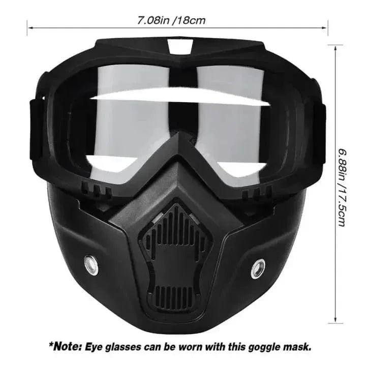 Google safety mask for bike - Arfa Mart