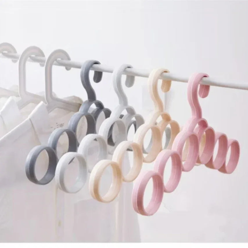 Acrylic 6-Rings Hangers (Pack of 5) - Arfa Mart