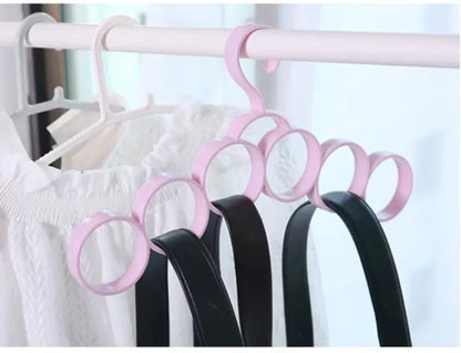 Acrylic 6-Rings Hangers (Pack of 5) - Arfa Mart