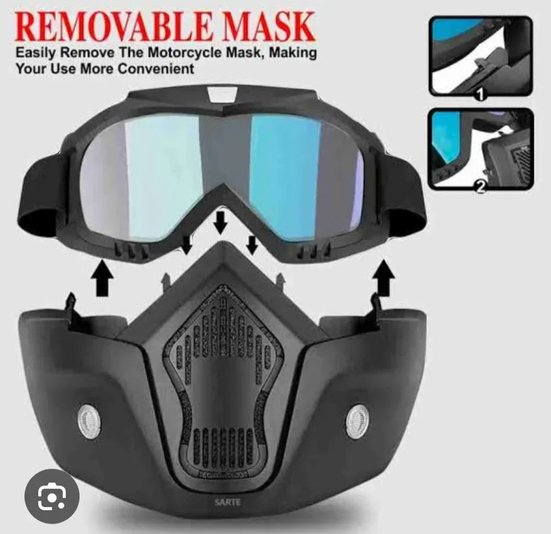 Google safety mask for bike - Arfa Mart