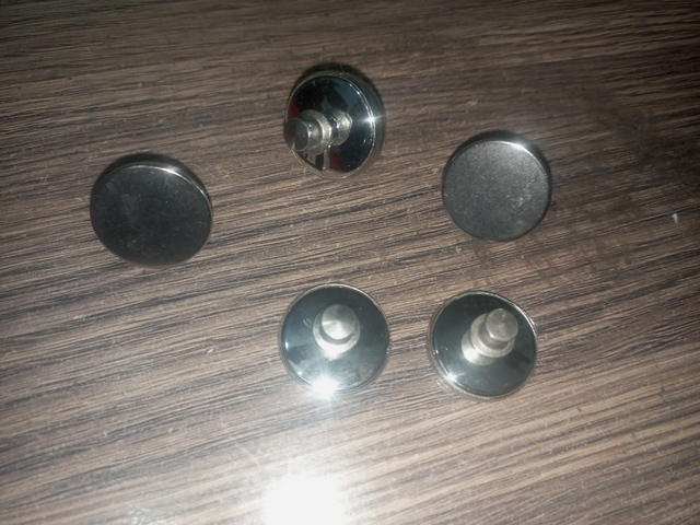 Magnetic Curtain Button Set - Pack of 5 Pairs for Secure Draping