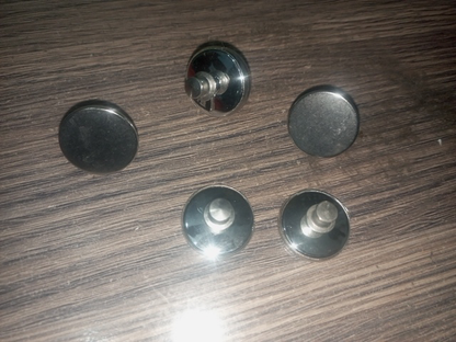 Magnetic Curtain Button Set - Pack of 5 Pairs for Secure Draping