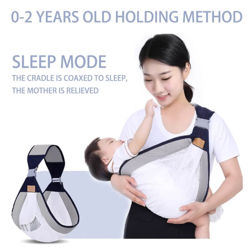 Breathable Baby Mesh Carrier Sling for Hands-Free Comfort and Support