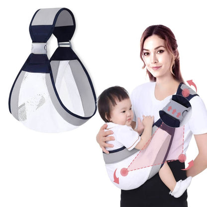 Breathable Baby Mesh Carrier Sling for Hands-Free Comfort and Support