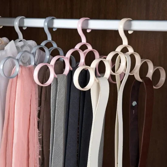 Acrylic 6-Rings Hangers (Pack of 5) - Arfa Mart