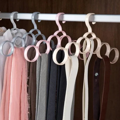 Acrylic 6-Rings Hangers (Pack of 5) - Arfa Mart