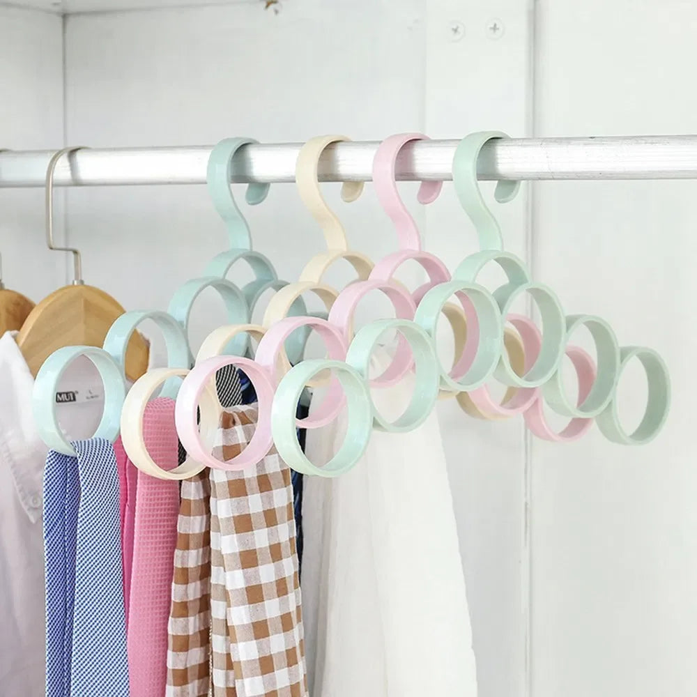 Acrylic 6-Rings Hangers (Pack of 5) - Arfa Mart