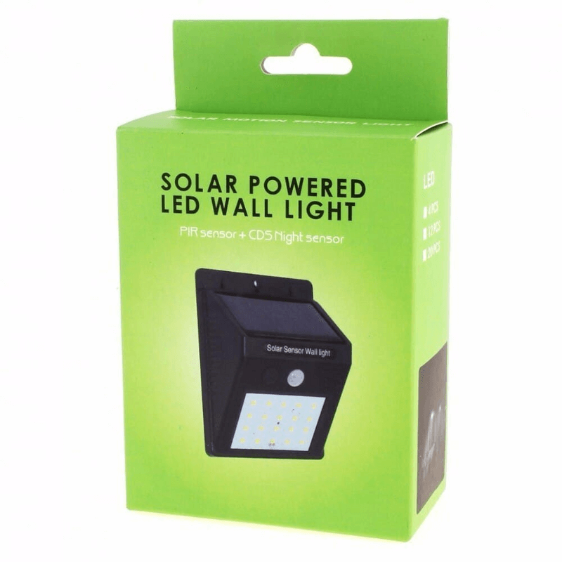 20 LED Solar Garden Light with Motion Sensor, Waterproof, Solar Powered