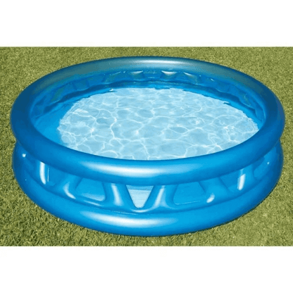 Intex Inflatable Swimming Pool 74 x 18 with Soft Floor for Kids and Toddlers