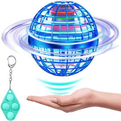 Flying Ball Boomerang Spinner with RGB Lights for Family Fun and Games