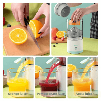 Wireless Electric Juicer Fruit Extractor - Compact, Easy to Clean, Cordless