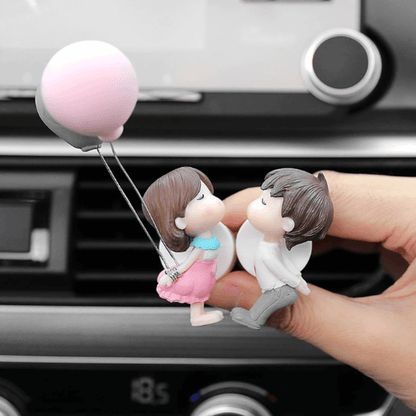 Car Air Freshener with 4 Tablets for Long-Lasting Fragrance and Purification