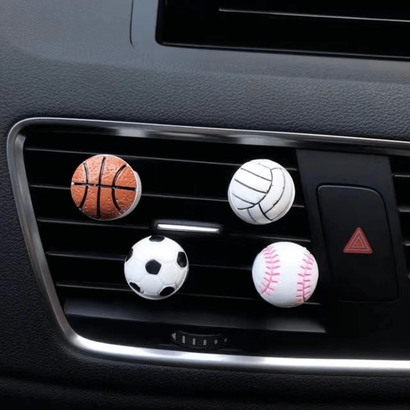 Car Air Freshener with 4 Tablets for Long-Lasting Fragrance and Purification