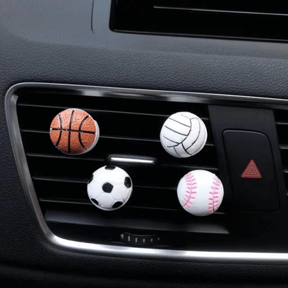 Car Air Freshener with 4 Tablets for Long-Lasting Fragrance and Purification
