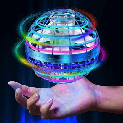 Flying Ball Boomerang Spinner with RGB Lights for Family Fun and Games