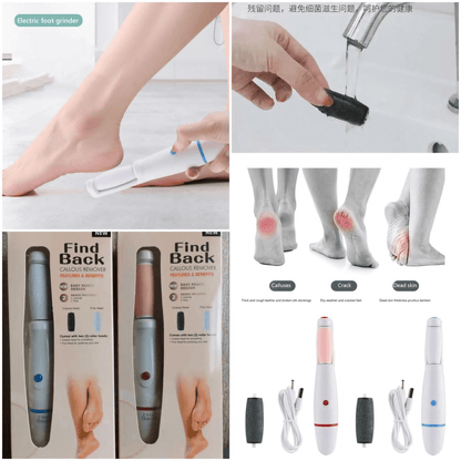 Find Back Rechargeable Electric Callus Remover for Soft Feet Care