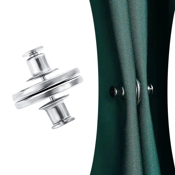 Magnetic Curtain Button Set - Pack of 5 Pairs for Secure Draping