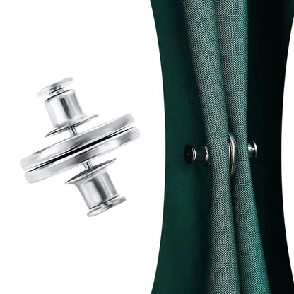 Magnetic Curtain Button Set - Pack of 5 Pairs for Secure Draping