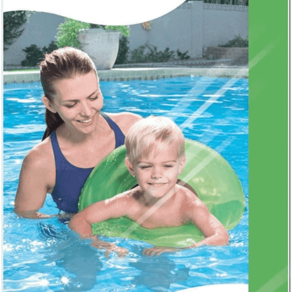 3 Pcs Clear Inflatable Swimming Tubes for Kids Ages 3-6, 51cm Diameter Vinyl
