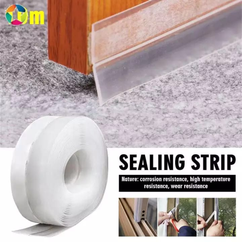 1M Flexible Door Sealing Tape Weather Stripping for Draft and Noise Reduction
