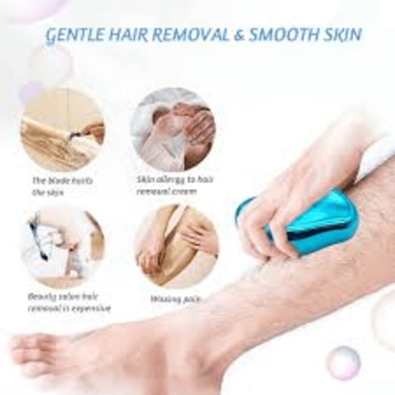 Crystal Hair Remover Painless Exfoliation Tool for Smooth Skin