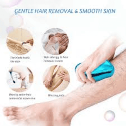 Crystal Hair Remover Painless Exfoliation Tool for Smooth Skin