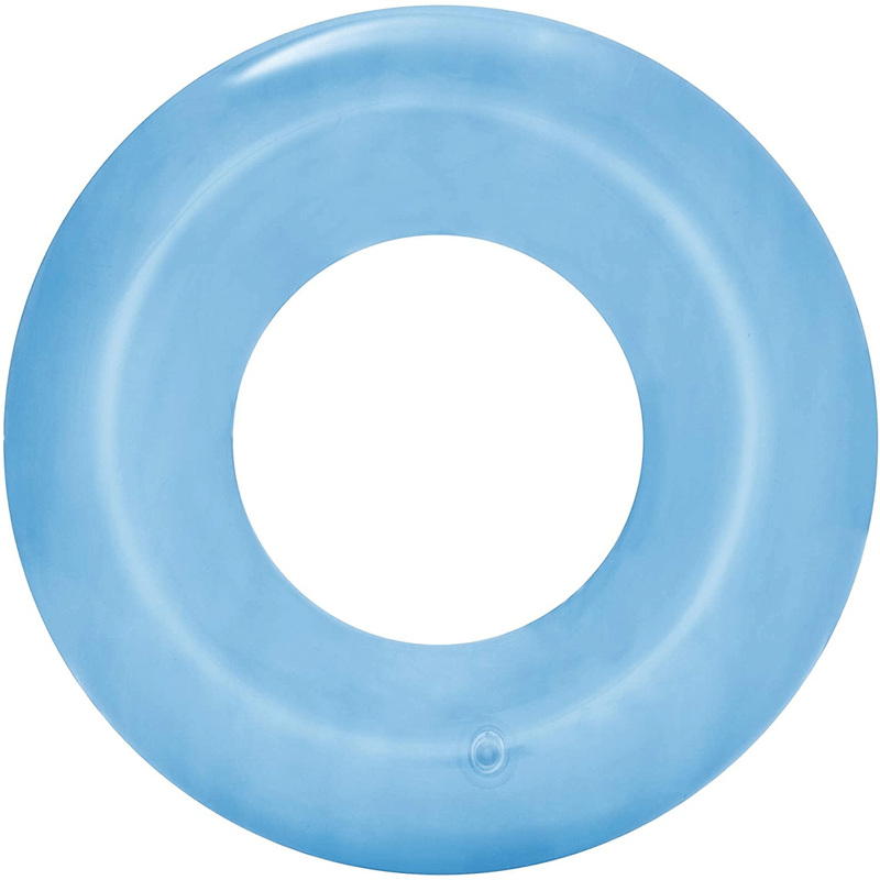 3 Pcs Clear Inflatable Swimming Tubes for Kids Ages 3-6, 51cm Diameter Vinyl