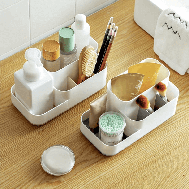 Sundries Case Makeup Organizer Box with Dividers for Cosmetics and Desktop Storage