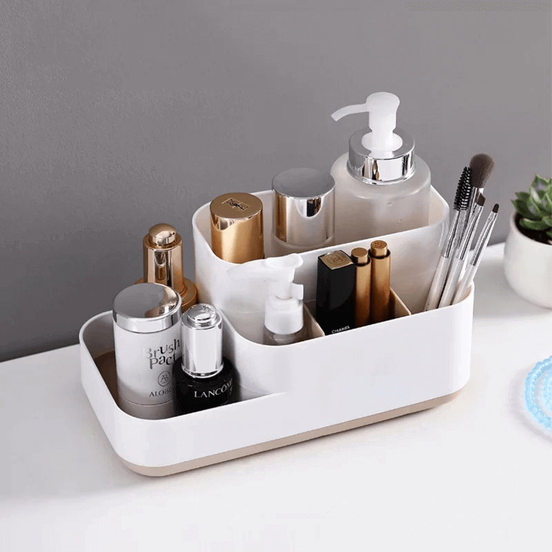 Sundries Case Makeup Organizer Box with Dividers for Cosmetics and Desktop Storage