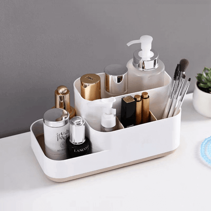 Sundries Case Makeup Organizer Box with Dividers for Cosmetics and Desktop Storage