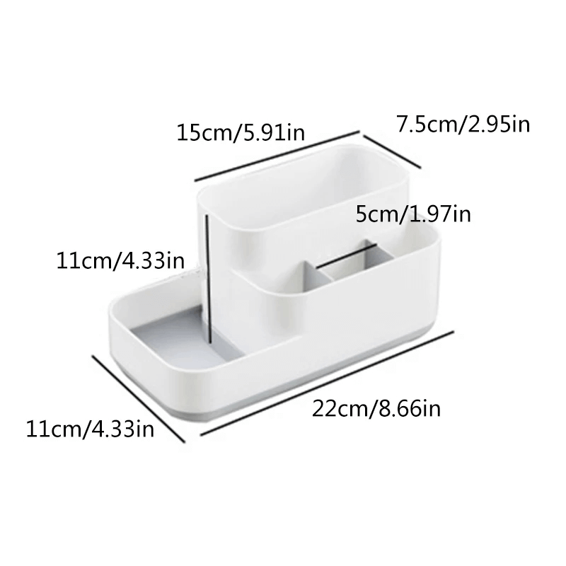 Sundries Case Makeup Organizer Box with Dividers for Cosmetics and Desktop Storage