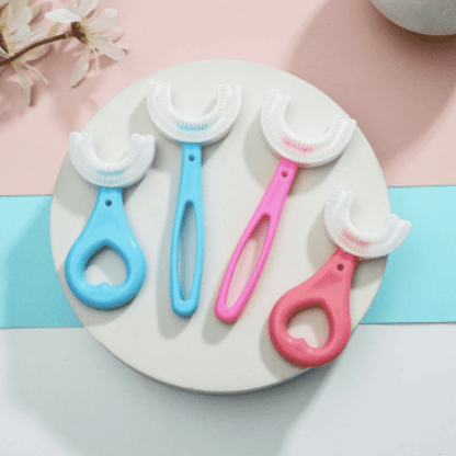 Kids U-Shaped Silicone Toothbrush for Easy and Effective Oral Care