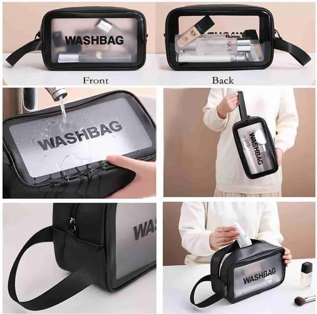 Double Layer Water-Proof Travel Cosmetic Washbag Organizer - Arfa Mart