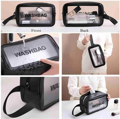 Double Layer Water-Proof Travel Cosmetic Washbag Organizer - Arfa Mart