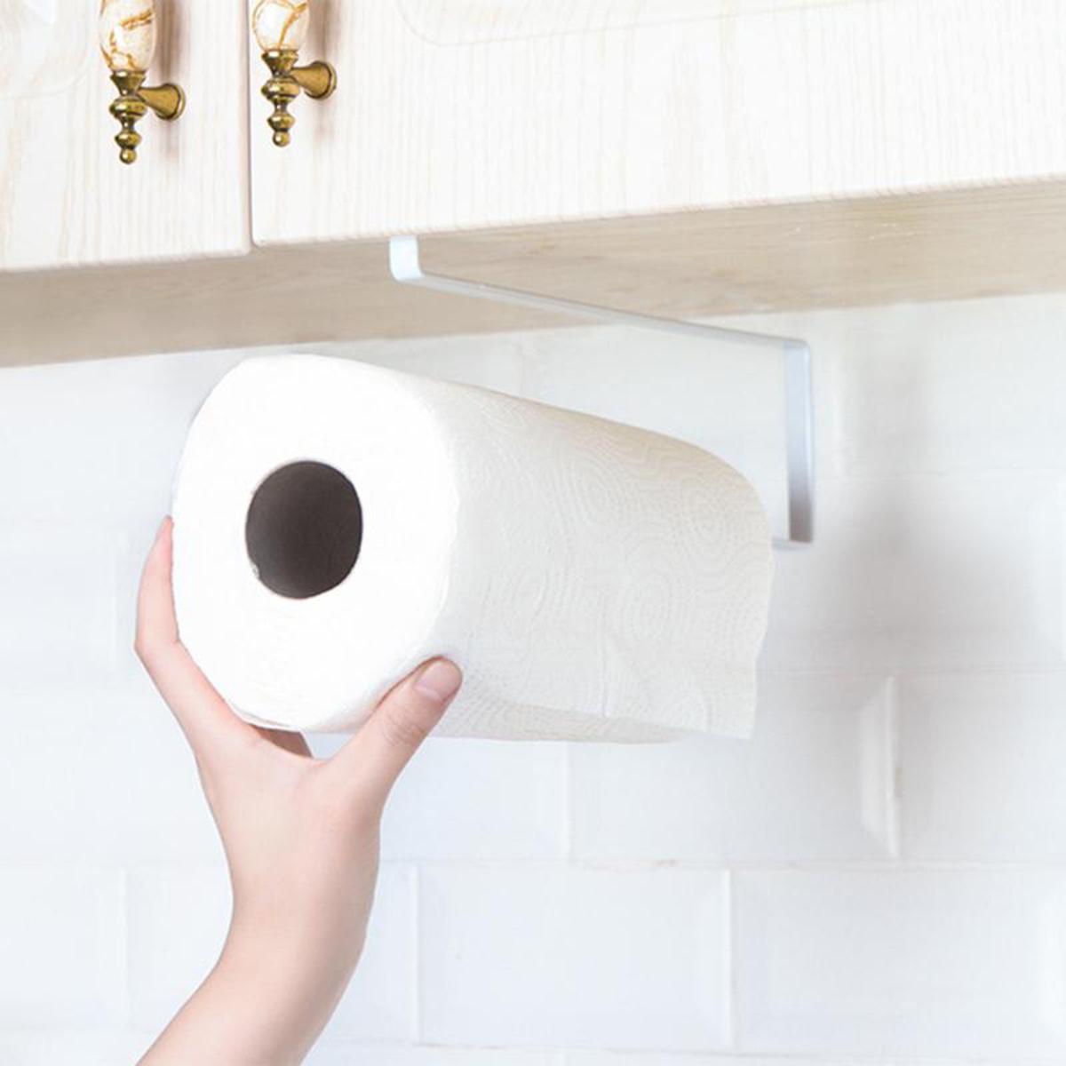 Tissue Roll Iron Hanger - Versatile Paper Holder for Home and Office
