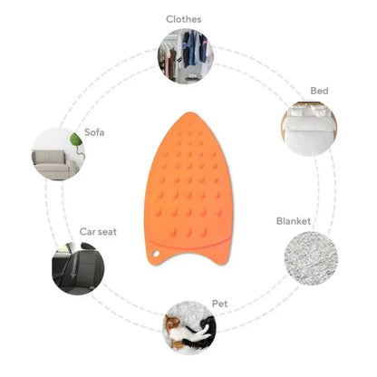 Silicone Heat Resistant Iron Stand Mat Pad with Non-Slip Surface, Up to 220C
