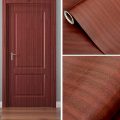 Waterproof Deep Wood Vinyl Wallpaper Roll, Self-Adhesive, Embossed PVC, Moisture-Proof