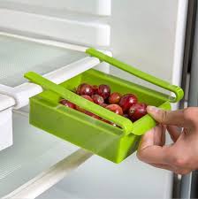 Multi-functional Sliding Fridge Drawer Box with Ventilation Holes for Food Storage